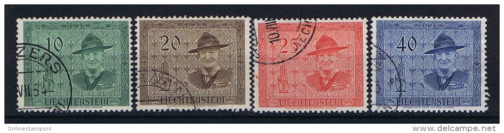 Liechtenstein: 1953 Mi Nr 315-318 Used - Usati