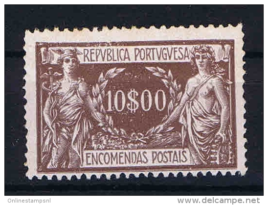 Portugal: Paket Marken: 1920 Mi Nr 17 MH/*, Has A Very Light Fold Left Bottom Corner - Ungebraucht