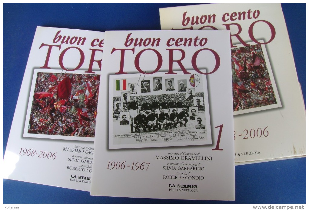 PFX/7 CALCIO - 2 Volumi BUON CENTO TORO 1906-1967 Priuli & Verlucca Ed.2007 - Bücher