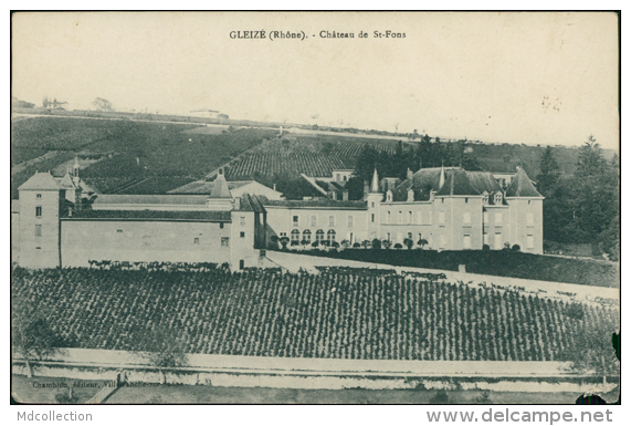 69 GLEIZE / Château De Saint Fons  / - Gleize