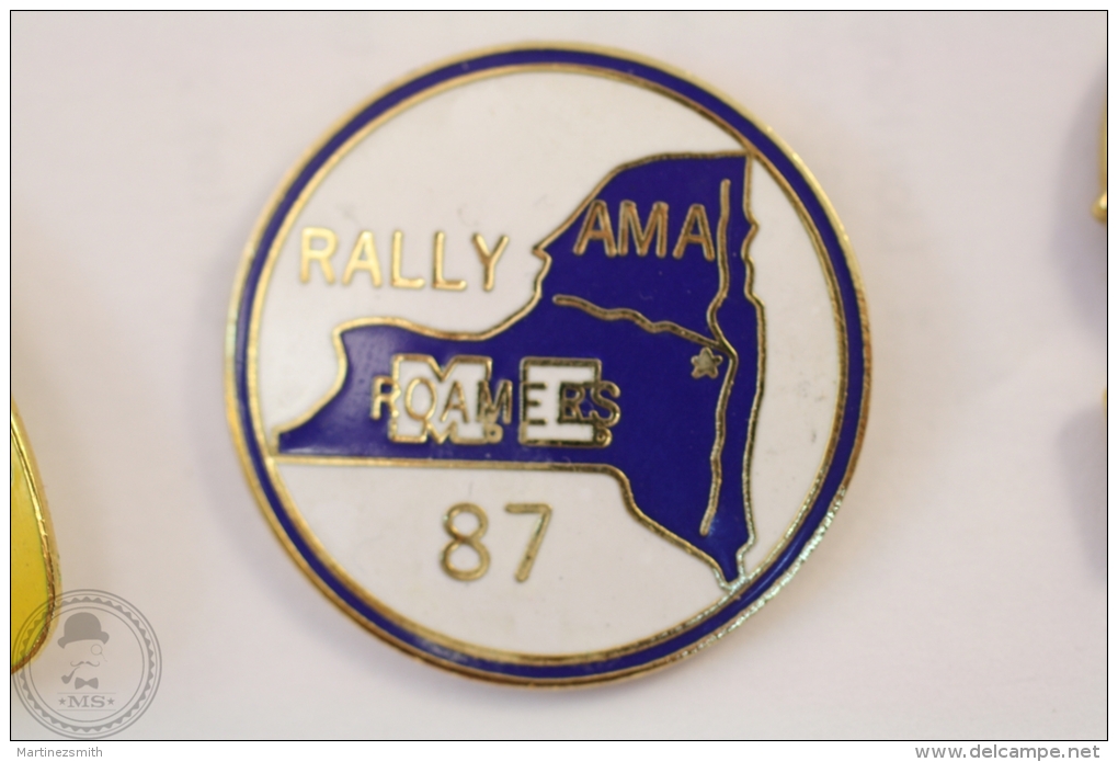 Rally Roamers 87 AMA - Pin Badge #PLS - Rally