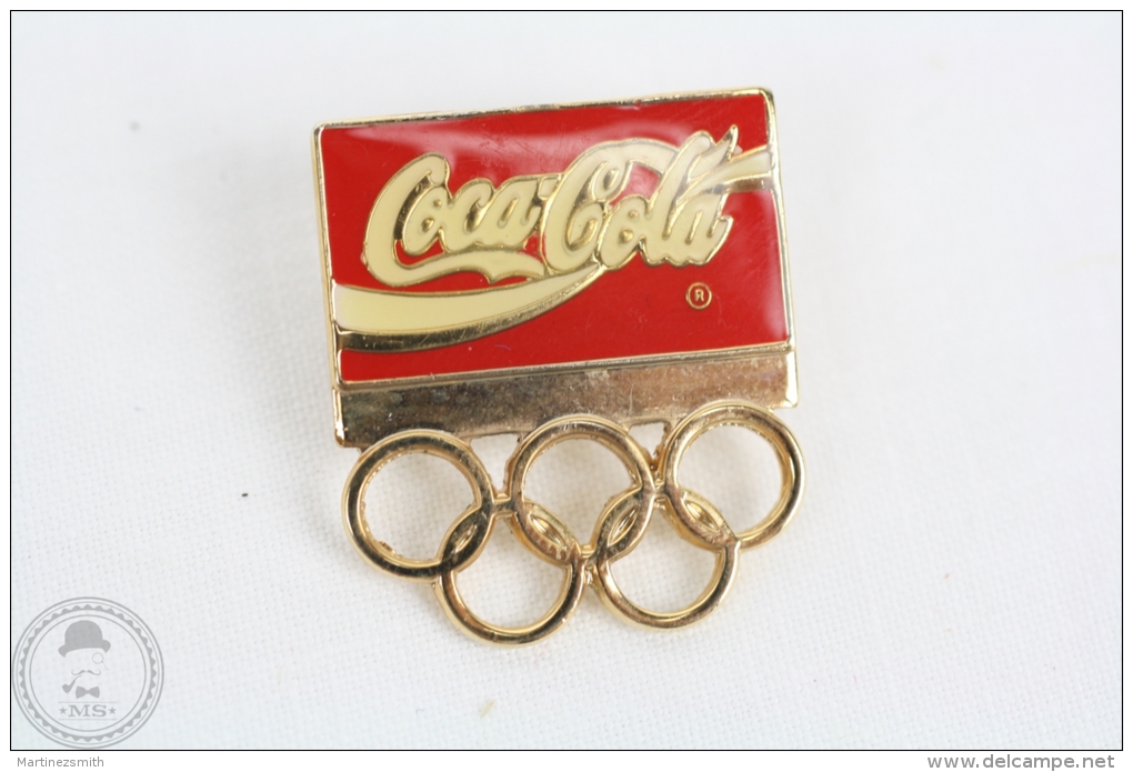 Coca Cola Olympic Games Sponsor Trademark - Pin Badge #PLS - Coca-Cola