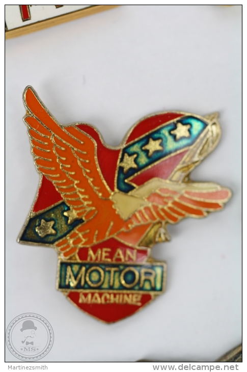 Mean Motor Machine Eagle - Pin Badge #PLS - Motos