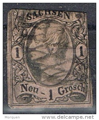 Alemania , Estado SACHSEN, Nummerstempel 12, Num 8 º - Saxe