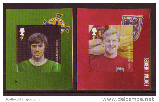 Great Britain  2013  Football Heroes  2 Zegels  Zelfklevend   Postfris/mnh/neuf - Neufs