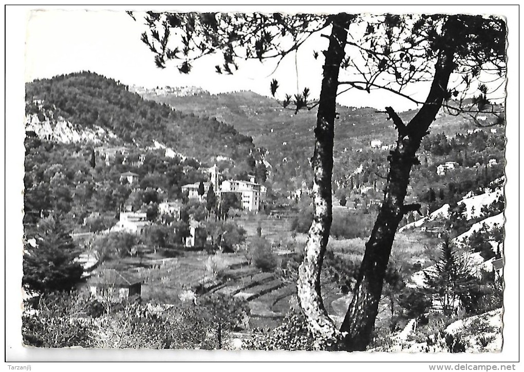 CPSM De La Vernea De Contes (Alpes Maritimes 06): Vue Du Quartier Du Ray. Au Loin Berre Les Alpes - Contes