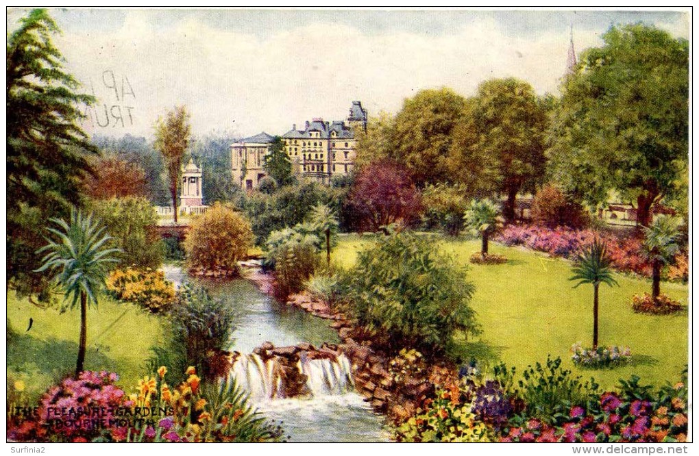 SALMON ART CARD - CARRUTHERS - 4197 - THE PLEASURE GARDENS, BOURNEMOUTH - Bournemouth (bis 1972)