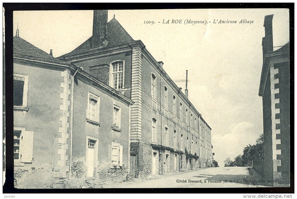 Cpa Du 53 La Roé L' Ancienne Abbaye  ......  Saint Aignan Sur Roë  Château Gontier   TRIS12 - Saint Aignan Sur Rö