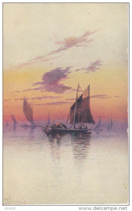 PC Rennay (?) - Boats On The Sea - Faulkner & Co London - Series 1026 (5820) - Sonstige & Ohne Zuordnung