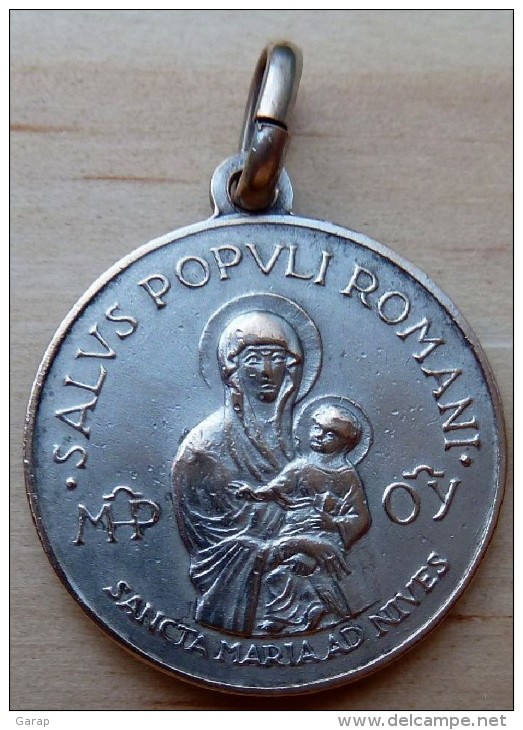 Mad-125 Médaille Ancienne En Pius XII Marianus 1952 - Godsdienst & Esoterisme