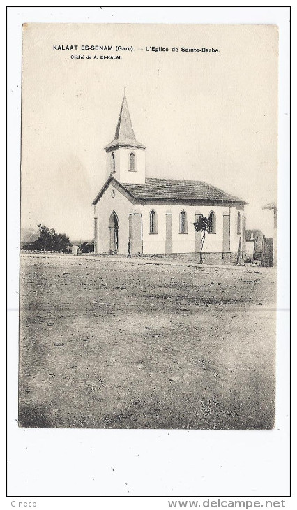 CPA TUNISIE - KALAAT ES-SENAM - L'Eglise De Sainte-Barbe - TB Plan De L'Edifice Religieux - Tunisie