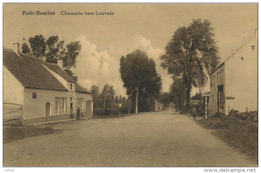 Petit- Rosière :  Chaussée Vers Louvain      (  Ecrit Avec Timbre )  Ramillies - Ramillies