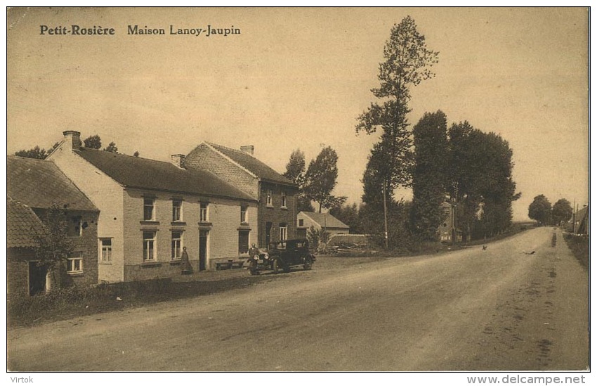 Petit- Rosière :  Maison Lanoy-Jaupin       (  Ecrit Avec Timbre )  Ramillies - Ramillies