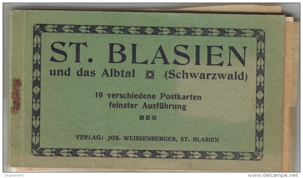 CARNET COMPLET 10 CPSM SANKY BLASIEN (Allemagne-Bade Wurtemberg) - St. Blasien