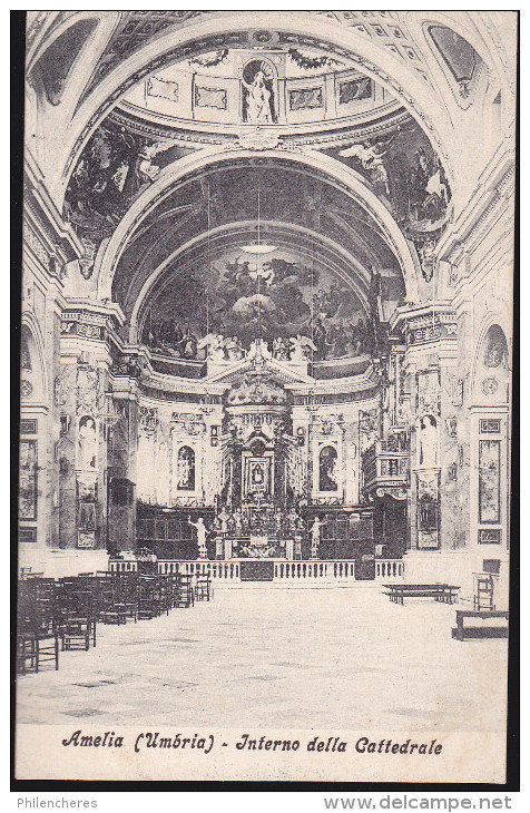 CPA - (Italie) Amelia - Interno Della Cattedrale - Autres & Non Classés