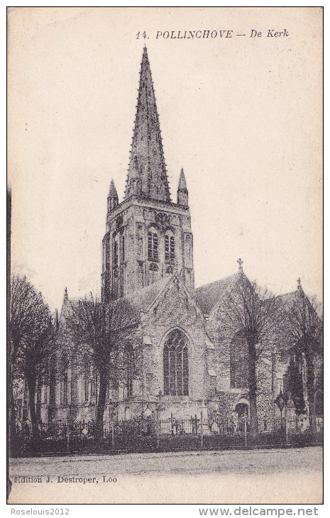 POLLINKHOVE : Kerk - Lo-Reninge