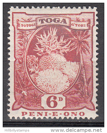 Tonga    Scott No.  46    Unused Hinged    Year  1897 - Tonga (1970-...)