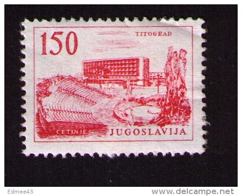 Timbre Yougoslavie, Titograd, 150, 1961 - Andere & Zonder Classificatie