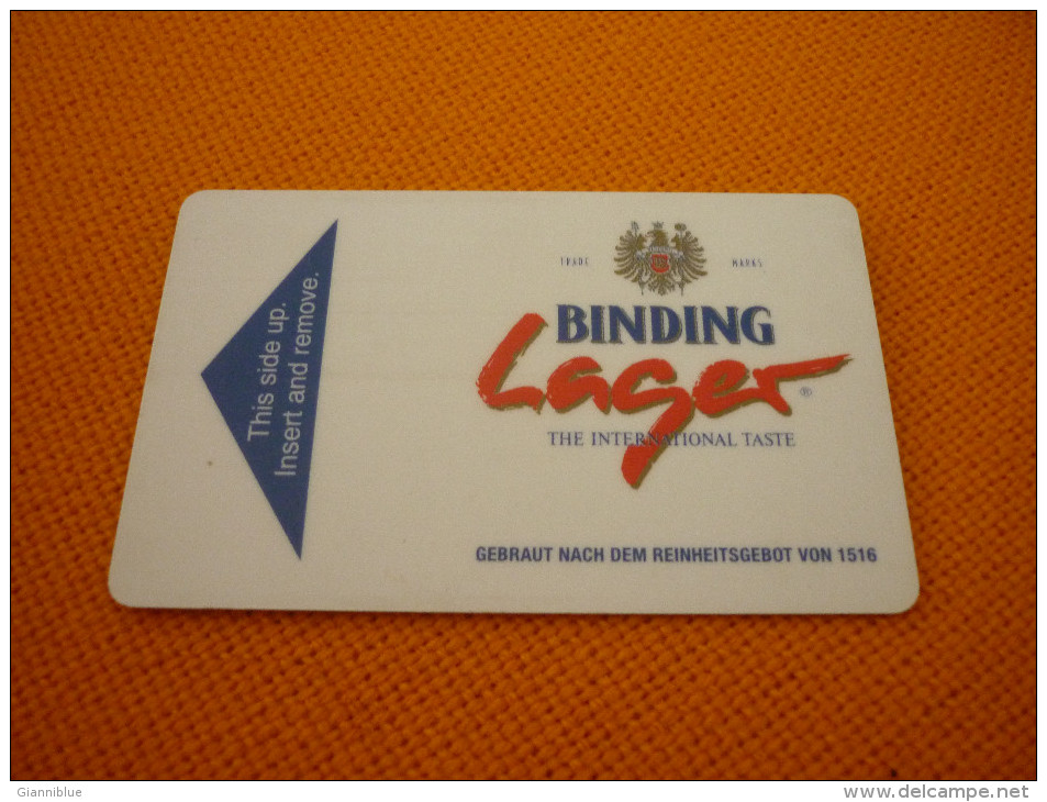 Germany - Frankfurt Steigenberger Maxx Hotel Magnetic Key Card (beer/vin/lager/Binding) - Alimentation