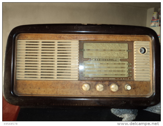 Radio A Valvole Marelli Anni 60 - Empfänger