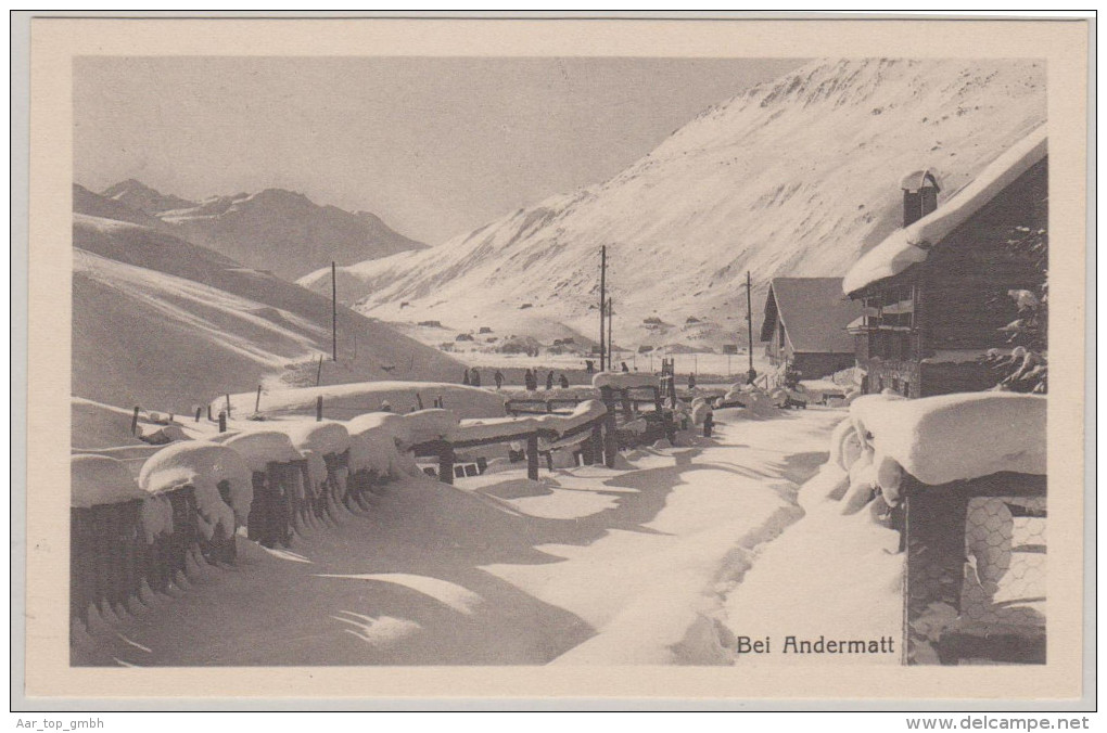 Uri ANDERMATT Ungebraucht Schneelandschaft Foto Wehrli - Andermatt