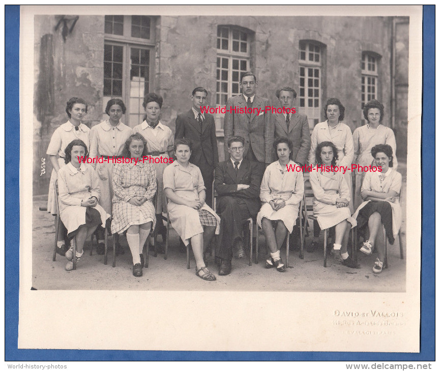 Photo Ancienne - ALENCON ( Orne ) - Lycée - Classe De Philo Lettres - 1942 / 1943 - Mestieri