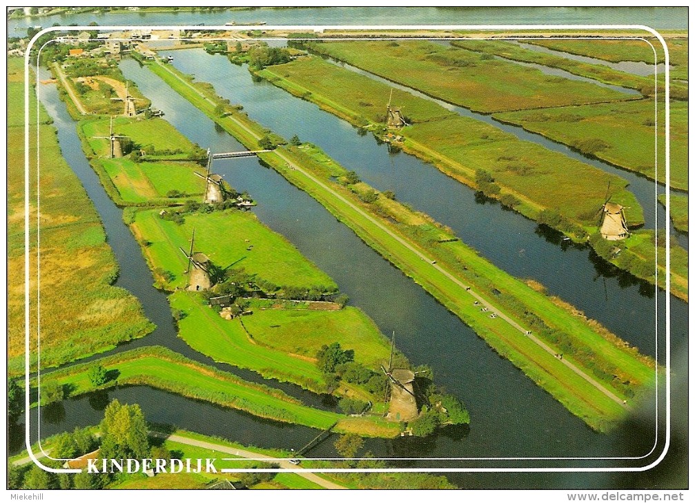 KINDERDIJK-POLDERMOLENS-moulin à Vent - Kinderdijk