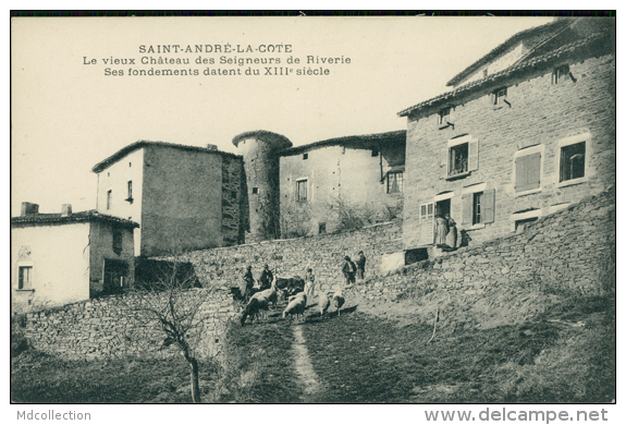 69 SAINT ANDRE LA COTE / Le Vieux Château Des Seigneurs De Riverie / - Saint-André-la-Côte