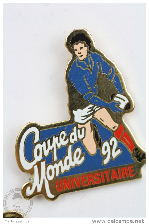 Rugby - Coupe Du Monde Universitaire 1992 - Pin Badge #PLS - Rugby