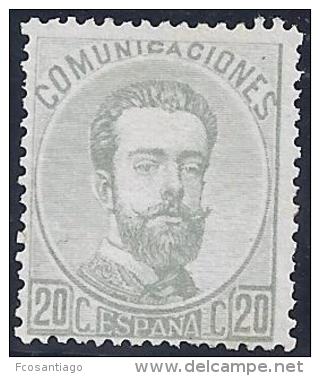 ESPAÑA 1872 - Edifil #123 Sin Goma (*) - Ungebraucht