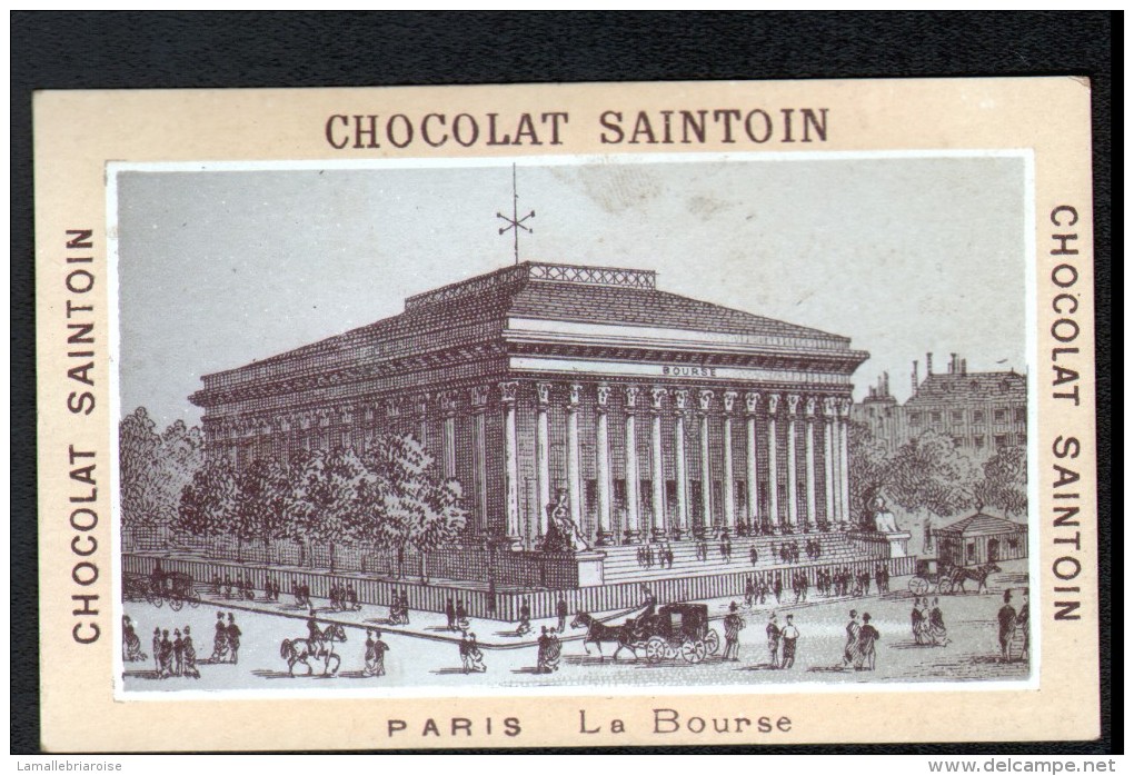 CHROMO CHOCOLAT SAINTOIN, 45 ORLEANS - LA BOURSE - Autres & Non Classés