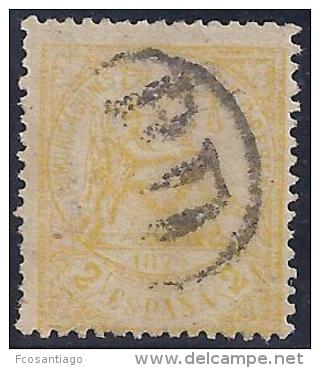 ESPAÑA 1874 - Edifil #143 Matasellos Frances - Payé Destination - Used Stamps