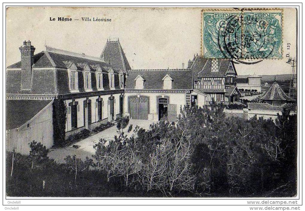 Le Home Calvados Villa Léontine 1905 Très Bon état - Autres & Non Classés