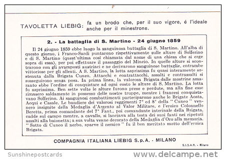 Liebig S1688 Infantry No 2 La Battaglia Di San Martino 24 Giugno 1859 - Liebig