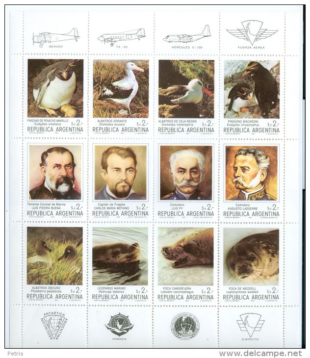 Argentina 1983 Pioneers And Fauna MNH** - Lot. 19 - Blocks & Sheetlets
