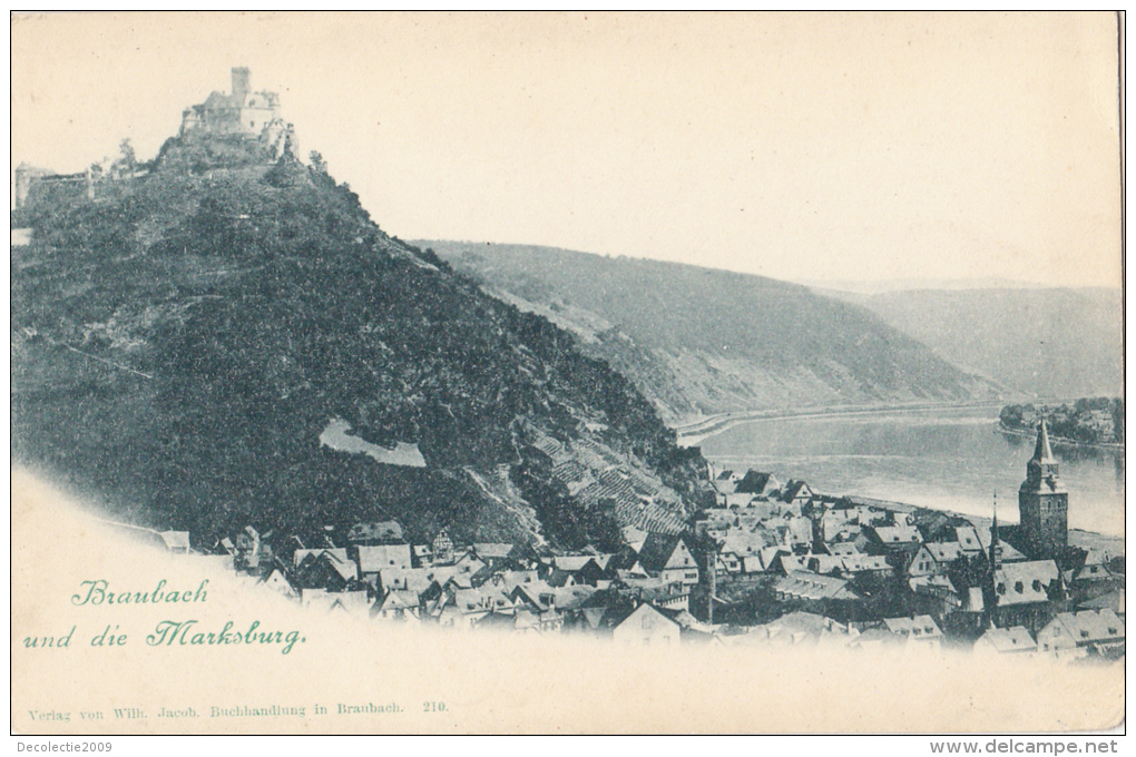 BF17125 Braubach Und Ie Marksburg  Germany  Front/back Image - Braubach