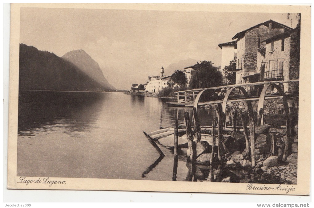 BF16991 Brusino Arsizio  Lago Di Lugano Switzerland Front/back Image - Brusino Arsizio