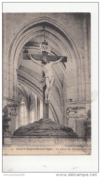 BF16890 Saint Riquer L Eglise Le Christ De Giradon France Front/back Image - Saint Riquier