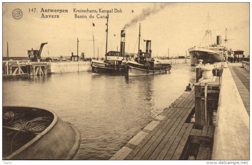 BELGIQUE - ANVERS - ANTWERPEN - Bassin Du Canal - Kruisschans, Kanaal Dok. (n°147). - Antwerpen