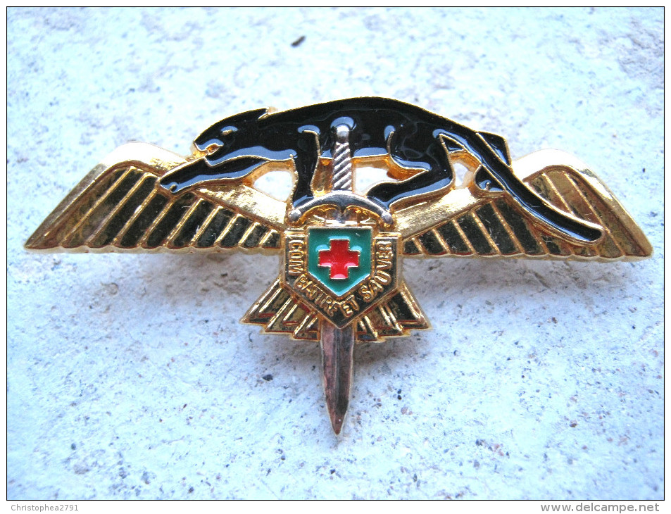 INSIGNE ARMEE DE L´AIR 2° ESCADRE HELICOPTERES MAURIENNE ARTHUS BERTRAND PARIS ETAT EXCELLENT - Luchtmacht