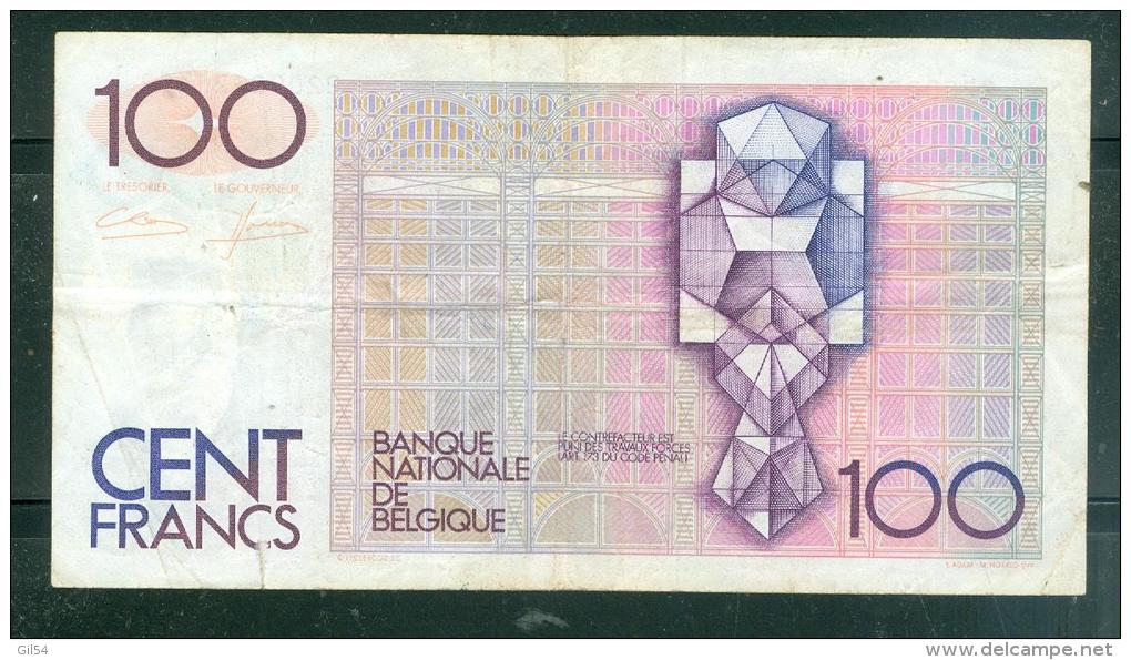 Belgique, 100 Francs, Type Hendrik Beyaert N)22002525352  - état 4/10 - Traces De Plis -  Laubi04 - 100 Francos