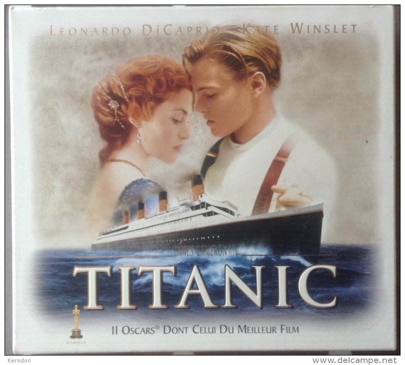 Film Titanic - Coffret VHS Collector Complet Avec Programme Canal+ Jamais Visionné - Action & Abenteuer