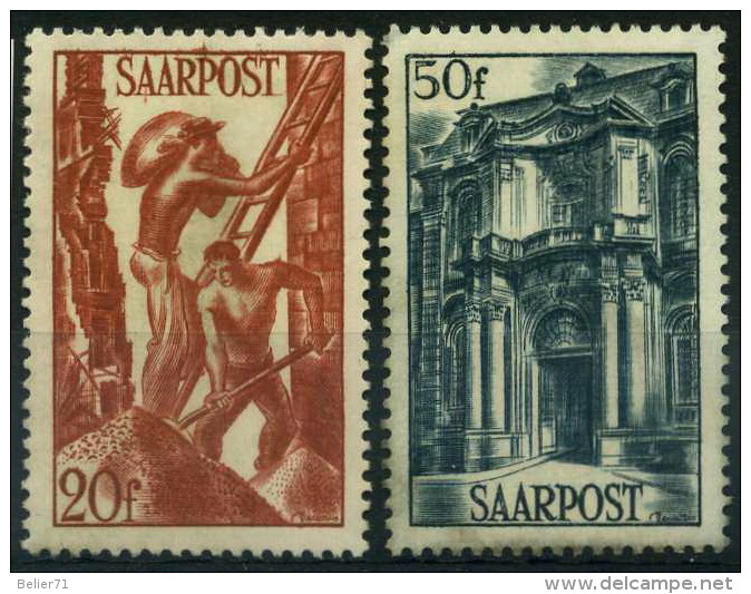 France, Sarre : N° 242 Et 243 Nsg Année 1948 - Ungebraucht