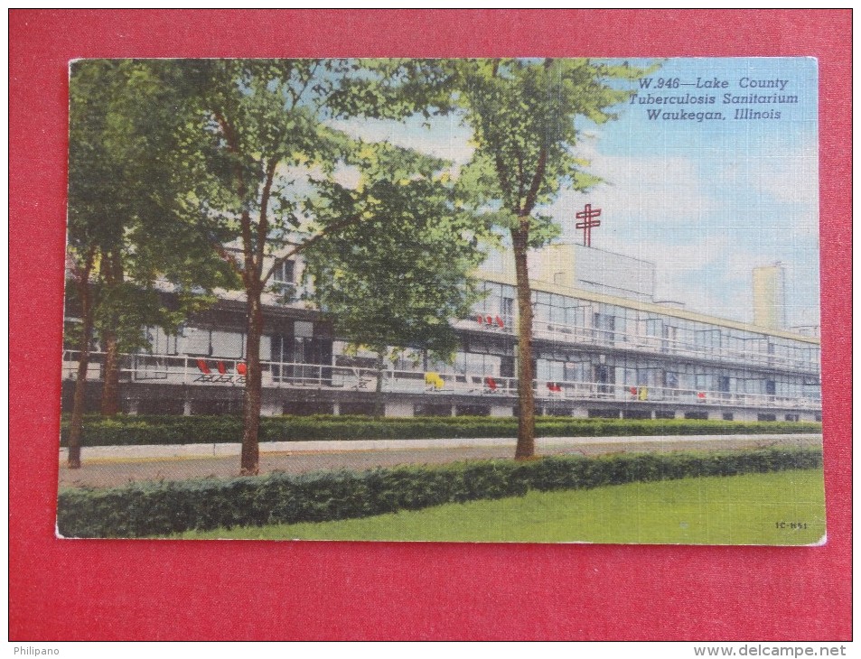 Illinois> Waukegan  Tuberculosis Sanitarium    Linen Not Amiled  Ref-1347 - Waukegan