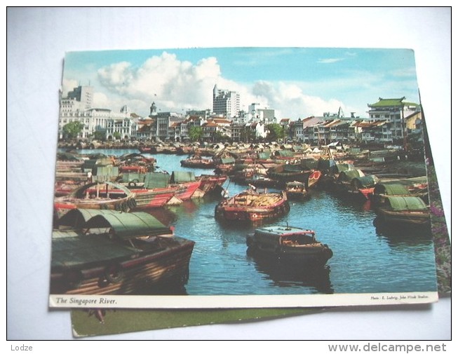 Asia Singapore River With Boats - Singapore