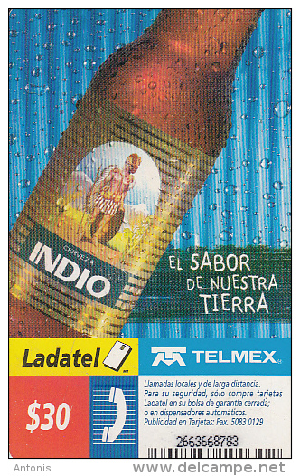 MEXICO - Indio Beer, Chip GD10, 04/04, Used - Mexico