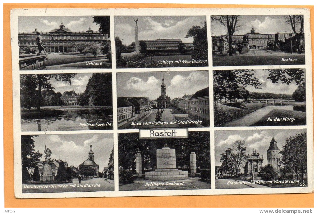 Rastatt 1930 Postcard - Rastatt