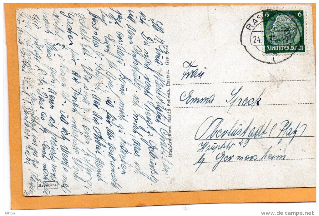 Rastatt 1930 Postcard - Rastatt