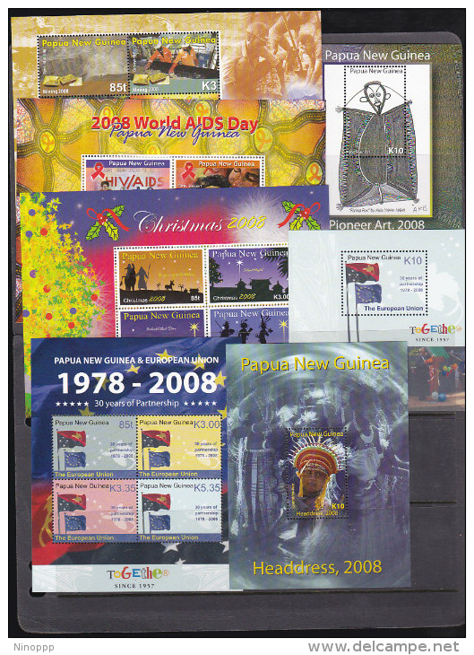 Papua New Guinea  2008 Complete Year  MNH - Papua New Guinea