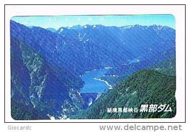 GIAPPONE  (JAPAN) -NTT (TAMURA)  - TELECA CODE 290-21431  MOUNTAINS  - USED - RIF.8252 - Mountains